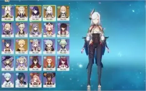 Shenhe, Albedo, Raiden Shogun, Jean e Keqing