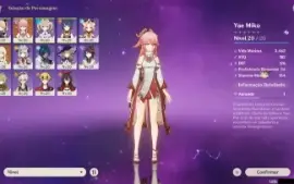 Conta AR 20 com Yae Miko C1
