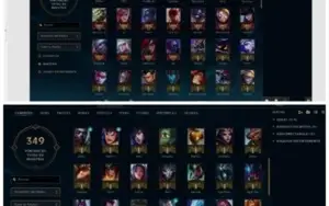 Conta lol prata 3 level 65 +100 champs e +50skin