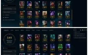 Conta lol prata 3 level 65 +100 champs e +50skin