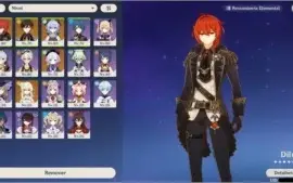 AR50, DILUC C1, QIQI C1, ZHONGLI, GANYU, HARPA CELESTIAL