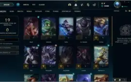 Conta LoL, Platina IV, 70% de Win Rate