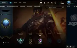 Conta LoL, Platina IV, 70% de Win Rate