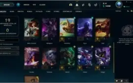 Conta LoL, Platina IV, 70% de Win Rate