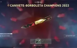 CONTA VALORANT COM VANDAL CAHMPIONS 21 E PACOTE CHAMPIONS 22
