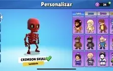 Conta stumble guys 112 skins, várias lendárias