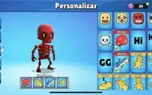 Conta stumble guys 112 skins, várias lendárias