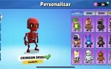 Conta stumble guys 112 skins, várias lendárias