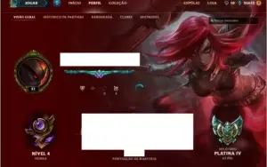 Conta PLATINA, 85 champions e 33 Skins - League of Legends