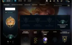 Conta unranked com 72 champs e 57 skins ( 5 vitoriosas )