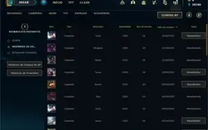 conta bronze 4 0 pdl no lol, com 40k de essencia azul