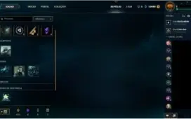 Conta LoL - Gold IV - 20 champions, 3 skins, 2 skins de ward