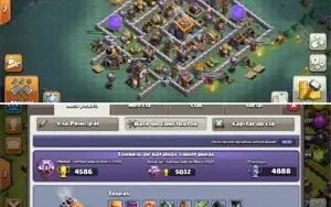 CONTA CV14 PRATICAMENTE FULL CLASH OF CLANS
