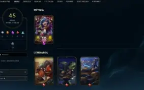 Conta League of Legends Full Acesso - 115 Champs e 45 Skins