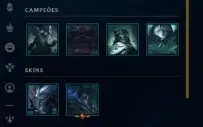 Conta League of Legends Full Acesso - 115 Champs e 45 Skins