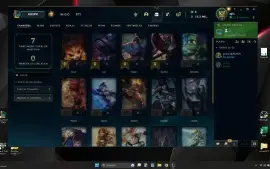 Conta smurf diamante lol