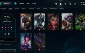 Conta com Rammus Rei, Kayle Juiza, Twitch medieval e MAIS-