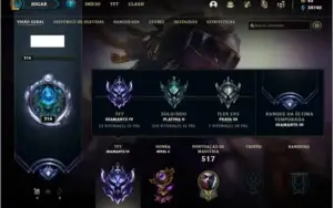 Conta com Rammus Rei, Kayle Juiza, Twitch medieval e MAIS-