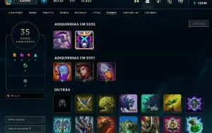 Conta Platina 4 | 78% Win - Lol (League Of Legends) Elomoon
