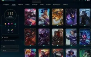 Conta LoL Plat 3 Level 178