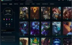 Conta LoL Plat 3 Level 178