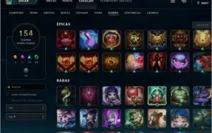 Conta LoL Plat 3 Level 178
