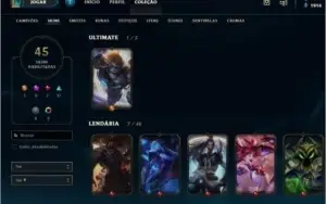 Conta Diamante League of legends