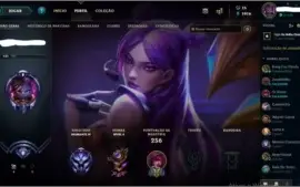 Conta Diamante League of legends