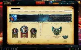 Conta Platina 3, Borda de Platina 2 + 100 Campeões + 30Skins