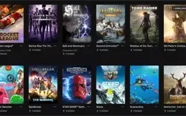 Conta Epic Games - 50 melhores jogos pagos