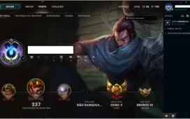 Conta Ouro V, 42 Campeões, 12 Skins