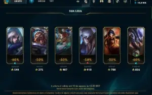 Conta Mestre Lol