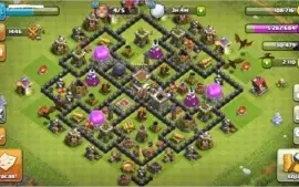 Conta clash of clans cv8 full