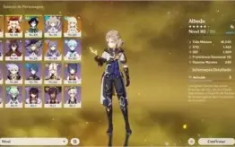 KLEE, ALBEDO, VENTI E KEQING AR52 (QUASE 53) + FALCÃO 5*