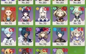Conta Genshin NA AR60 F2P