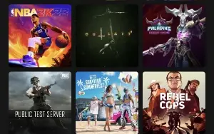 Conta de Xbox séries com alguns jogos