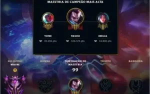 conta lol mestre pra vender logo