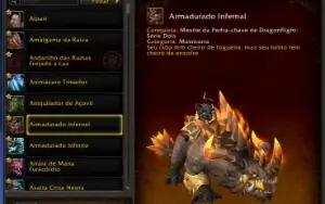 conta wow top para colecionadores