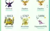 Conta pokemon go, nvl 33, com shinys e lendários