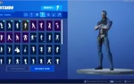 CONTA FORTNITE RARA VARIAS SKINS E DANÇAS