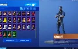 CONTA FORTNITE RARA VARIAS SKINS E DANÇAS