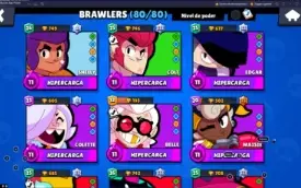 Conta Brawl Stars Rara Gemada Full Acesso