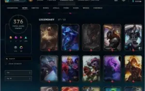 Conta Lol 376 SKINS Ultimate, Mitica e Prestigio