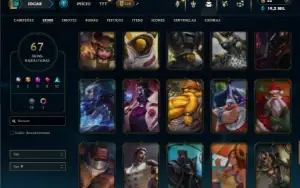 Bronze 1 com 125 Chams e 67 Skins