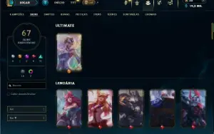 Bronze 1 com 125 Chams e 67 Skins