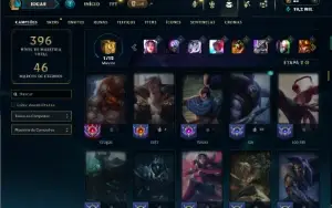 Bronze 1 com 125 Chams e 67 Skins
