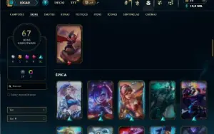 Bronze 1 com 125 Chams e 67 Skins