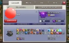 Conta Clash of Clans bem upada cv9