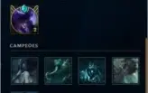 Conta de lol plat v quase full champ e +50 skins
