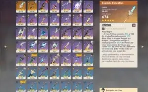 CONTA GENSHIN AR 55 KEQING , ZHONGLI, XIAO, QIQI,JEAN,ALBEDO